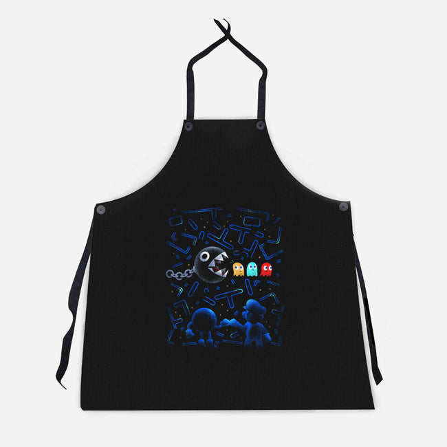 Teamwork II-unisex kitchen apron-spiritgreen