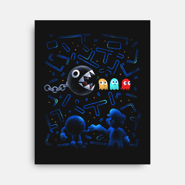 Teamwork II-none stretched canvas-spiritgreen