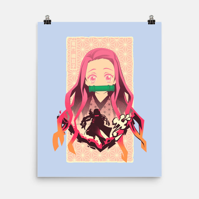 Nezuko Beauty-none matte poster-hypertwenty