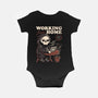 Working From Home-baby basic onesie-eduely