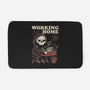 Working From Home-none memory foam bath mat-eduely