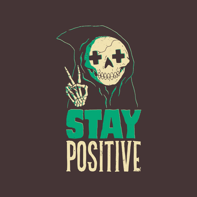 Stay Positive-none fleece blanket-DinoMike