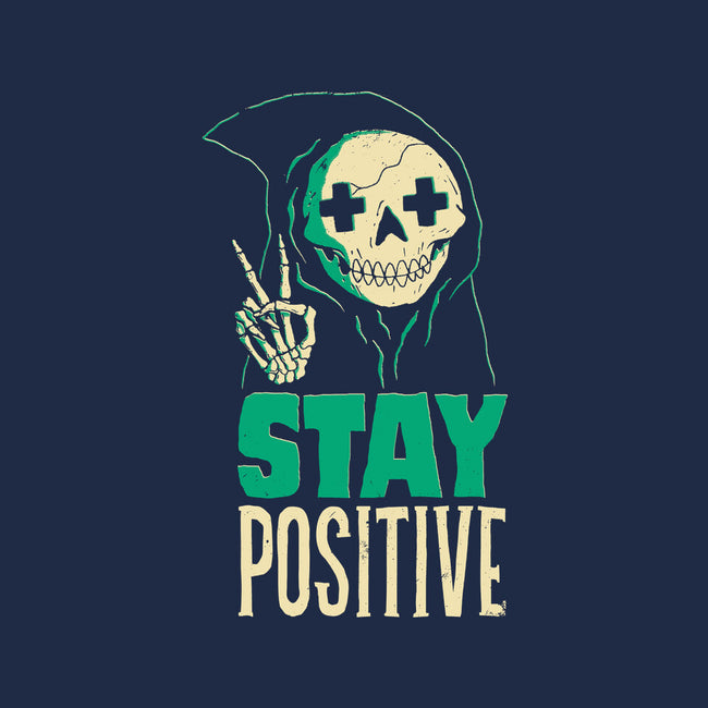 Stay Positive-none fleece blanket-DinoMike