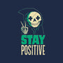 Stay Positive-none fleece blanket-DinoMike