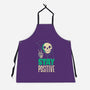 Stay Positive-unisex kitchen apron-DinoMike