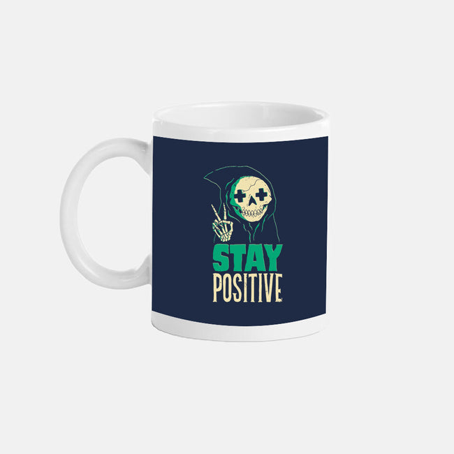 Stay Positive-none glossy mug-DinoMike