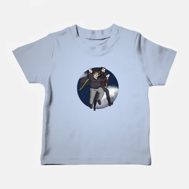 Flying With Guillermo-baby basic tee-MarianoSan
