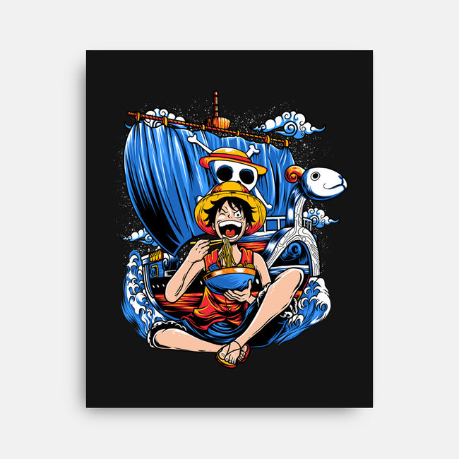 Pirate Ramen-none stretched canvas-AmielLarazo