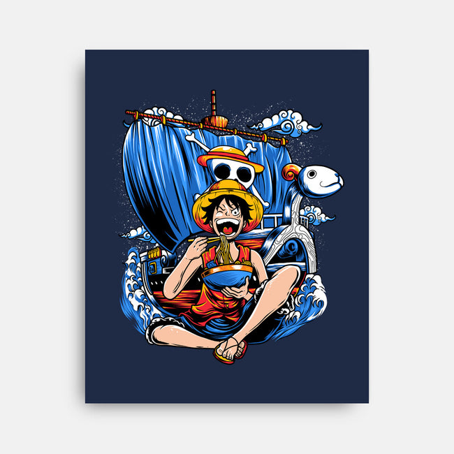 Pirate Ramen-none stretched canvas-AmielLarazo