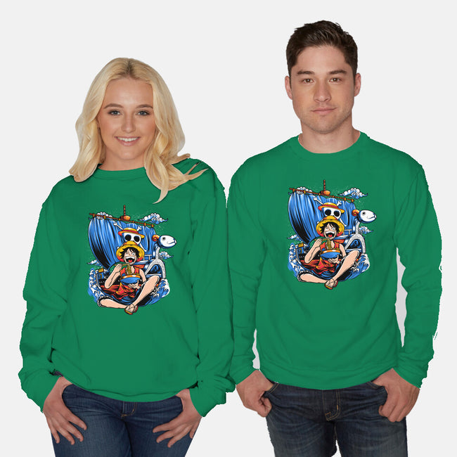Pirate Ramen-unisex crew neck sweatshirt-AmielLarazo