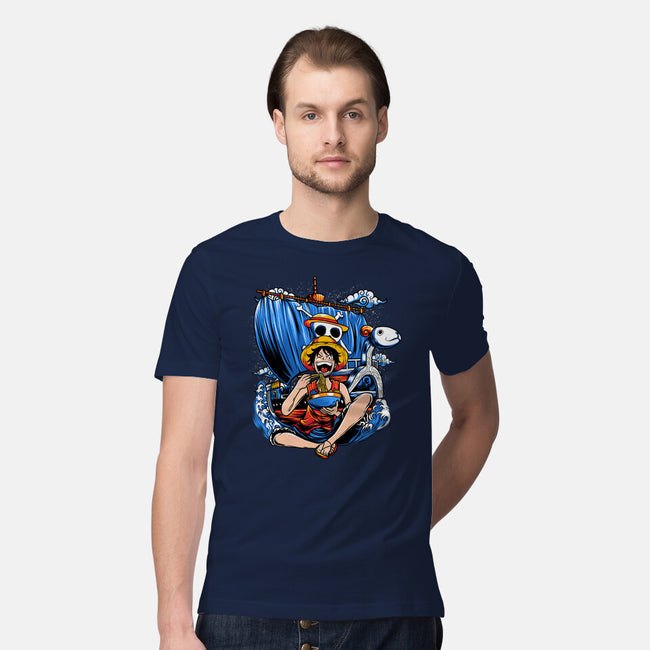 Pirate Ramen-mens premium tee-AmielLarazo
