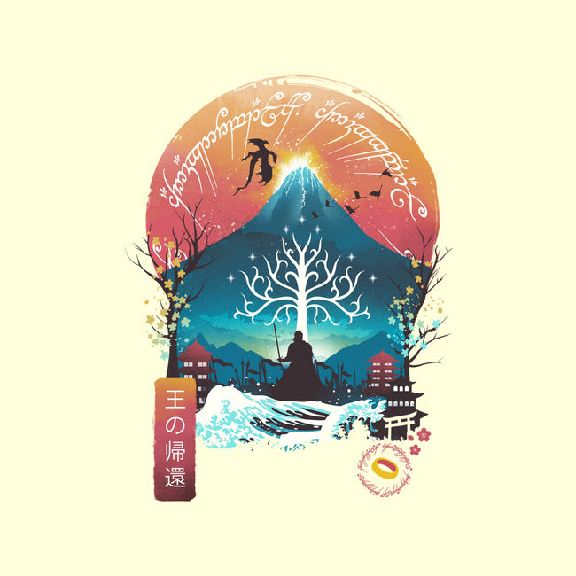 The King Landscape-unisex kitchen apron-dandingeroz