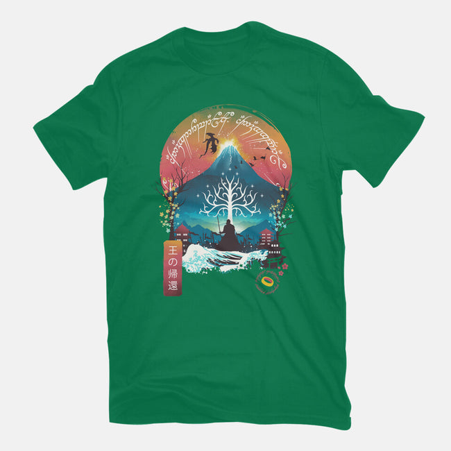 The King Landscape-mens basic tee-dandingeroz