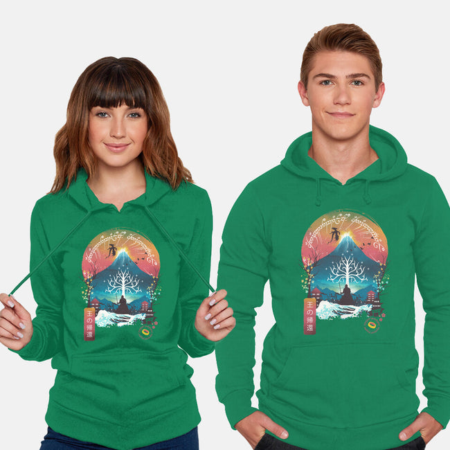 The King Landscape-unisex pullover sweatshirt-dandingeroz
