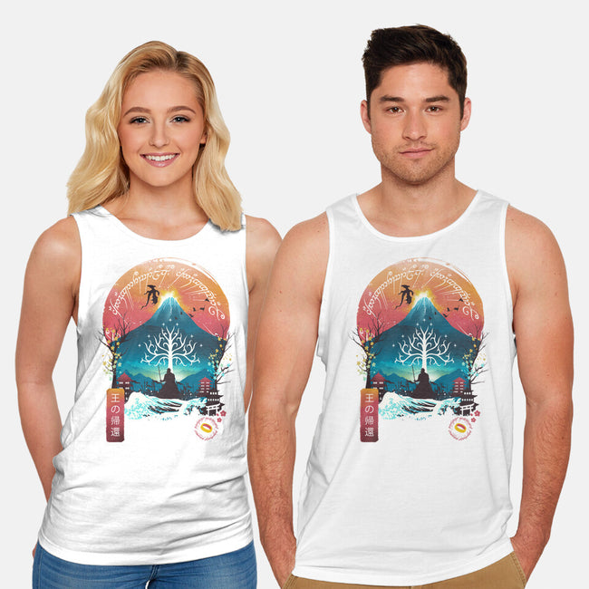 The King Landscape-unisex basic tank-dandingeroz