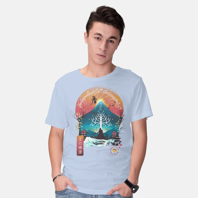 The King Landscape-mens basic tee-dandingeroz