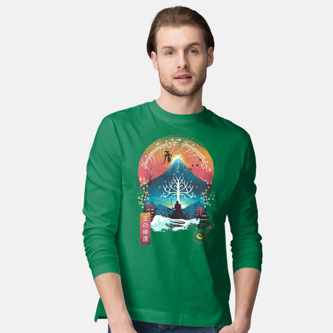 The King Landscape-mens long sleeved tee-dandingeroz