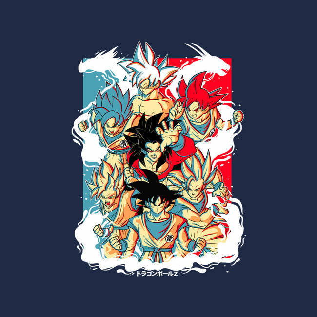 Goku Transforms-none fleece blanket-Douglasstencil