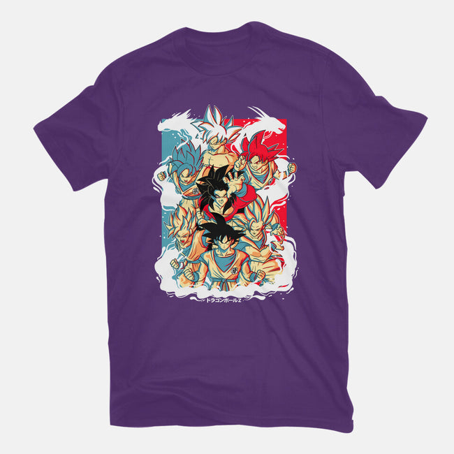 Goku Transforms-mens premium tee-Douglasstencil
