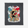 Goku Transforms-none fleece blanket-Douglasstencil