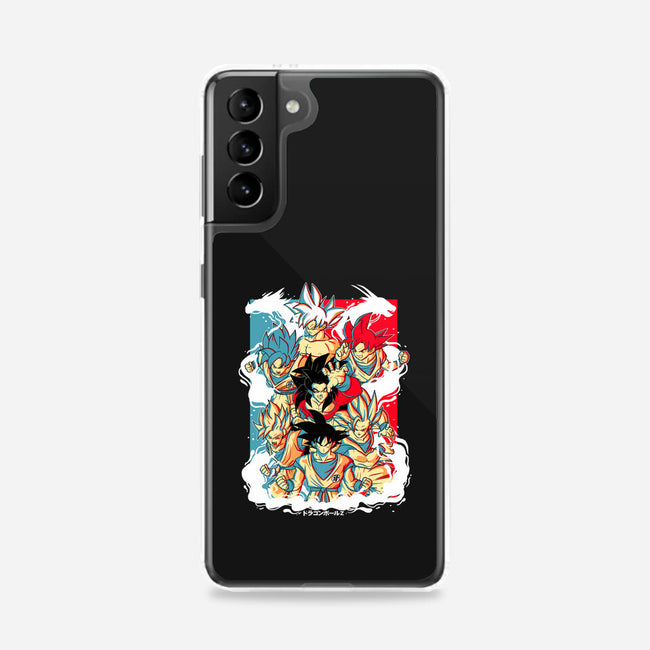 Goku Transforms-samsung snap phone case-Douglasstencil