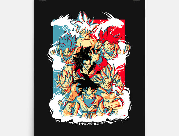 Goku Transforms