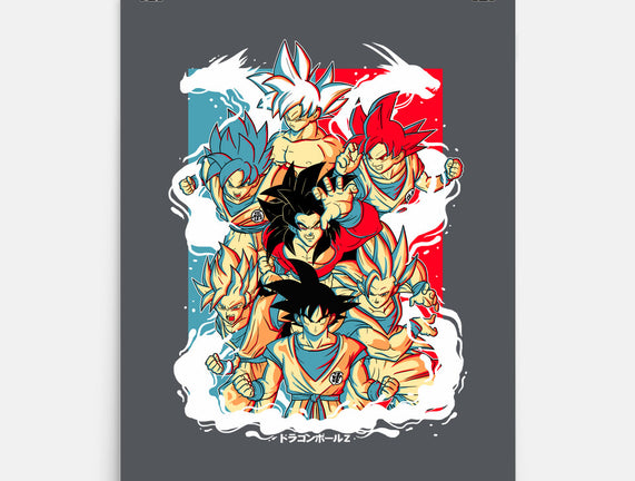 Goku Transforms