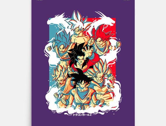 Goku Transforms