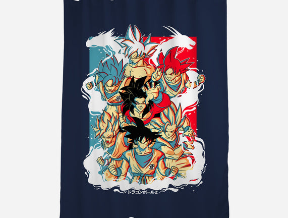 Goku Transforms