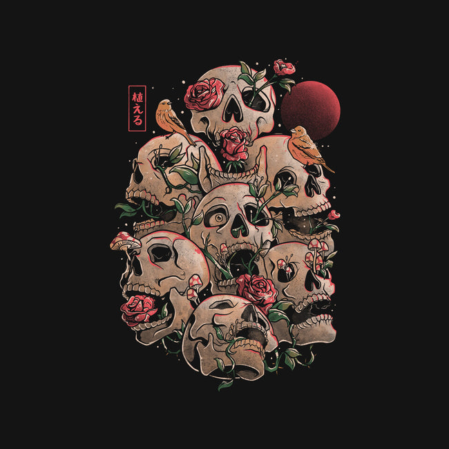 Life Grows Through Death-mens basic tee-eduely