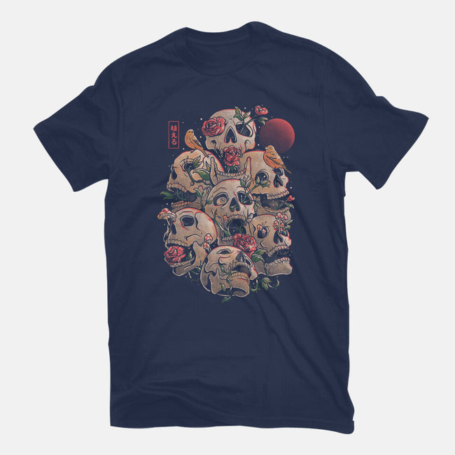 Life Grows Through Death-youth basic tee-eduely