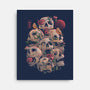 Life Grows Through Death-none stretched canvas-eduely