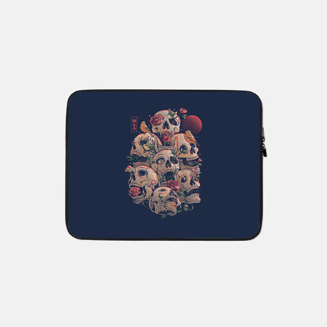 Life Grows Through Death-none zippered laptop sleeve-eduely