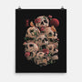 Life Grows Through Death-none matte poster-eduely