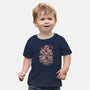 Life Grows Through Death-baby basic tee-eduely