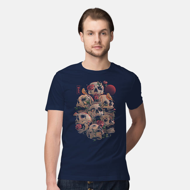 Life Grows Through Death-mens premium tee-eduely