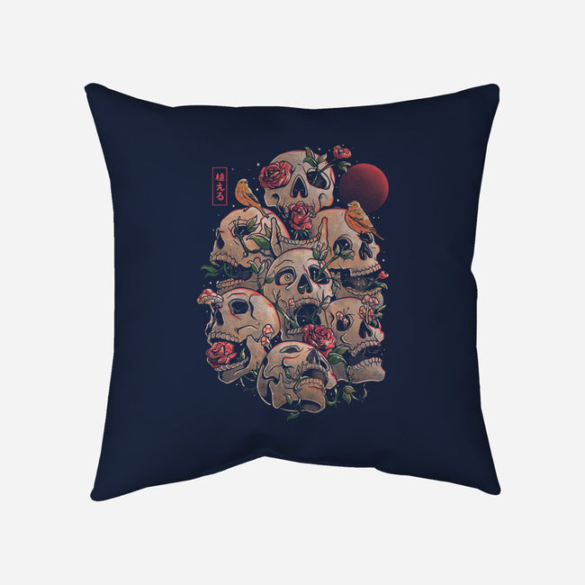 Life Grows Through Death-none non-removable cover w insert throw pillow-eduely