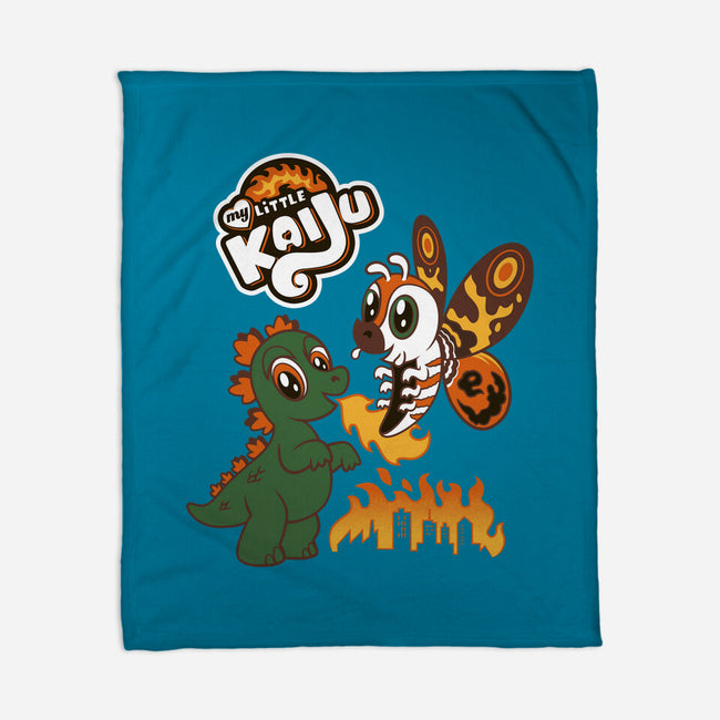 Little Kaiju-none fleece blanket-Nemons