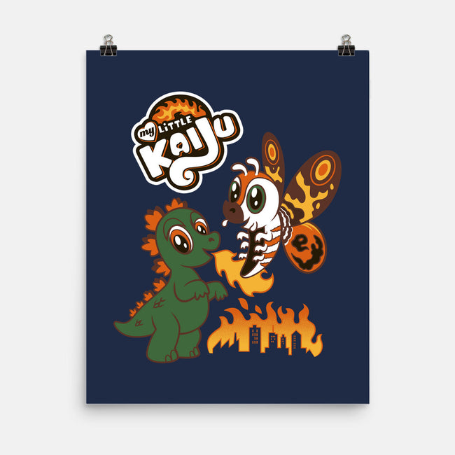 Little Kaiju-none matte poster-Nemons
