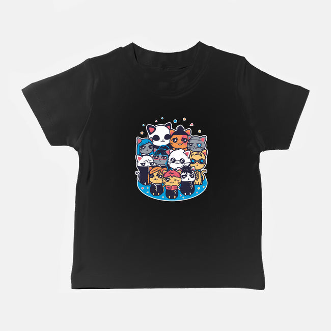 Jujutsu Cat-Sen-baby basic tee-Domii