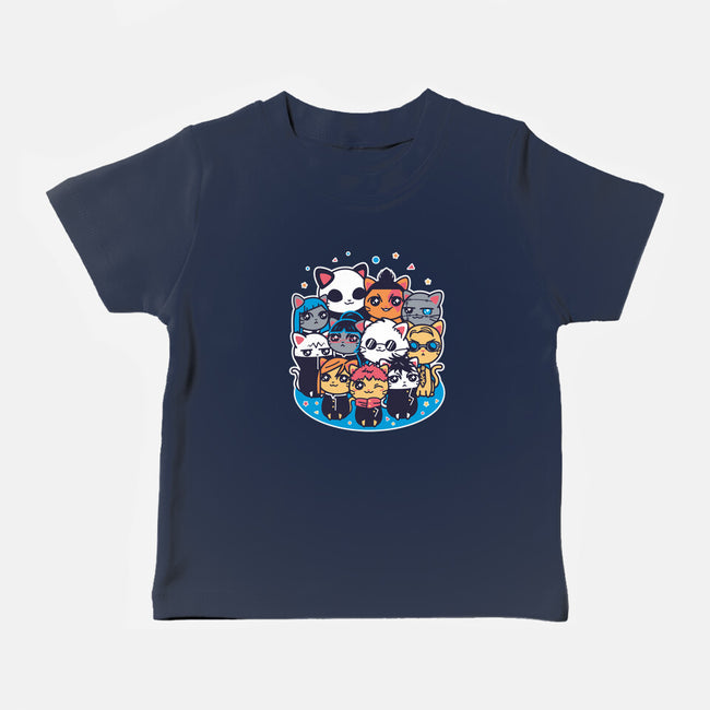 Jujutsu Cat-Sen-baby basic tee-Domii