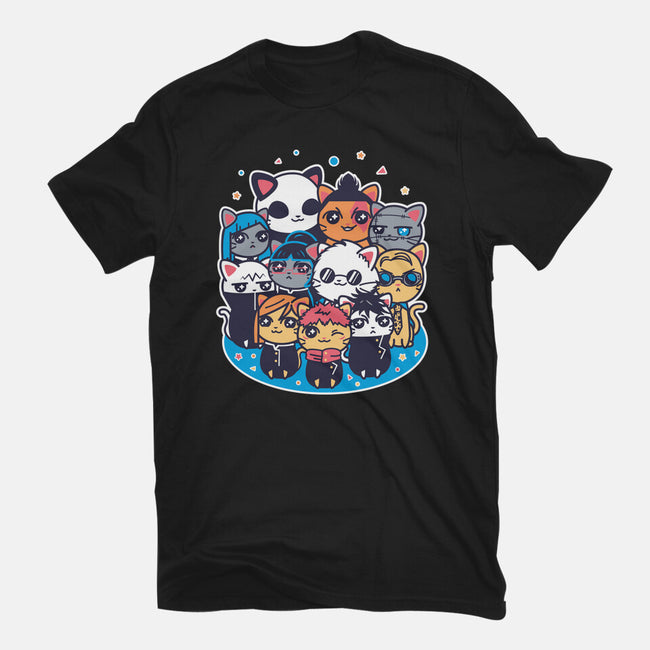 Jujutsu Cat-Sen-unisex basic tee-Domii