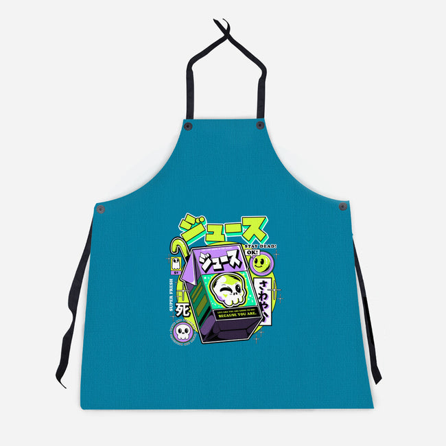 Japanese Juice-unisex kitchen apron-ilustrata