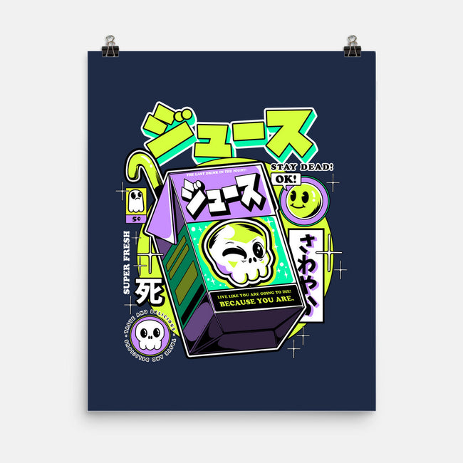 Japanese Juice-none matte poster-ilustrata