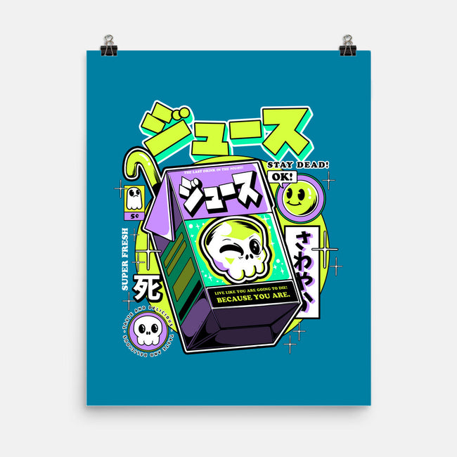 Japanese Juice-none matte poster-ilustrata