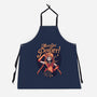 Moon Girl Power-unisex kitchen apron-tobefonseca