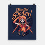 Moon Girl Power-none matte poster-tobefonseca