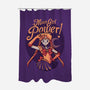 Moon Girl Power-none polyester shower curtain-tobefonseca