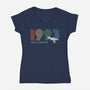 Isla Nublar 93-womens v-neck tee-DrMonekers