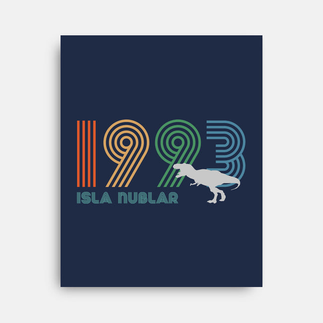 Isla Nublar 93-none stretched canvas-DrMonekers